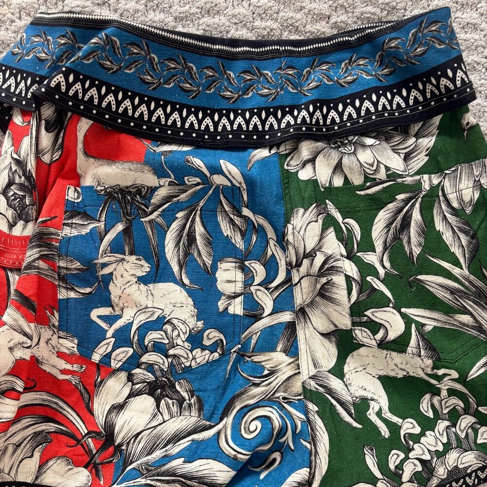 Agua Bendita Multicolor Floral High Waist Shorts - Picture 4 of 5